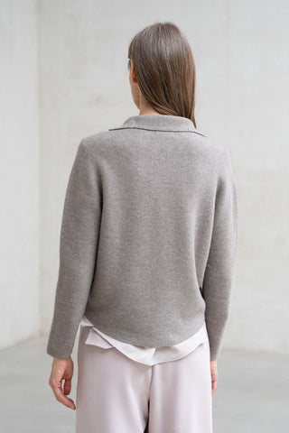 Trento taupe sweater