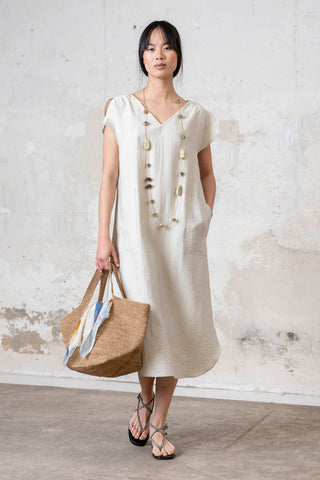 VESTIDO ELISA TUNICA ABERTURA MANGA