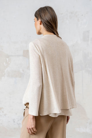 CHAQUETA PUNTO BEIGE