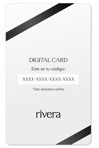 Tarjeta regalo 'rivera'