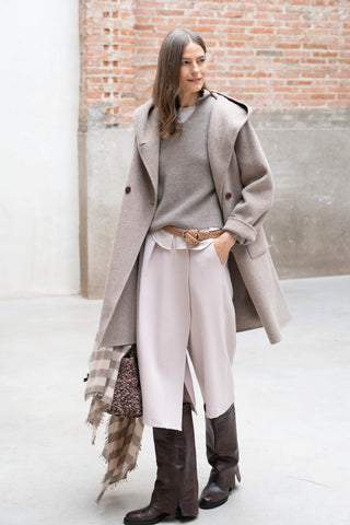 Trento taupe sweater