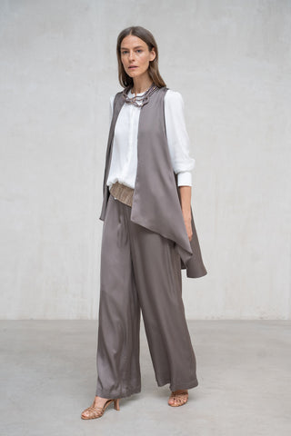 Misela taupe vest