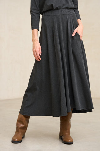Maela charcoal gray skirt