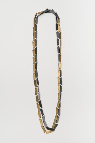 Collar Velmoro latón y antracita FL Private Collection