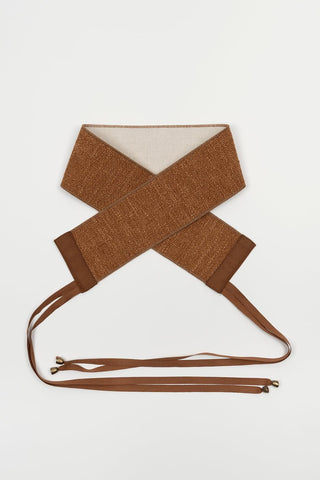 Verna camel sash