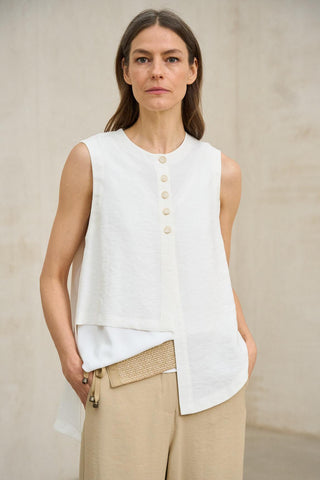 Chaleco Freja blanco