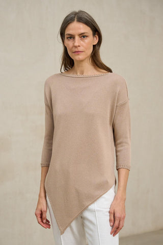 Élinor sand knitted sweater