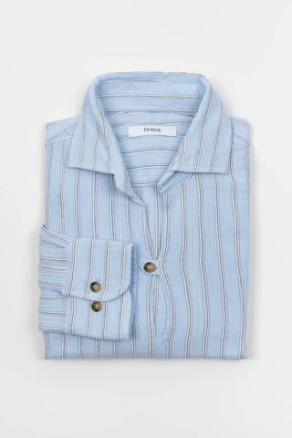 Camisa Elian azul cielo Rivera