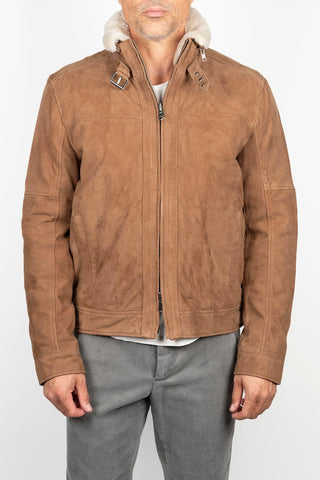 Davan camel suede jacket