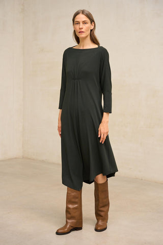Vestido Quelmira caqui