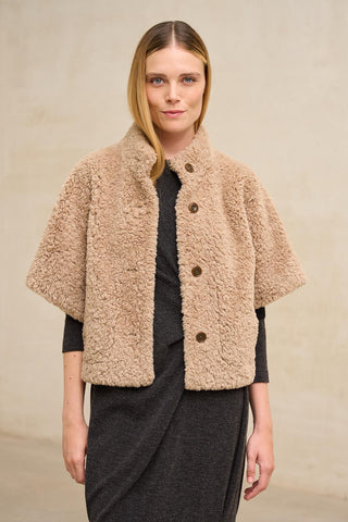 Abrigo Aldoria beige reversible