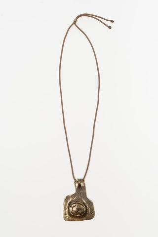 Beira brass necklace