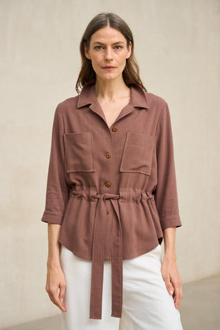 Elvaya terracotta jacket