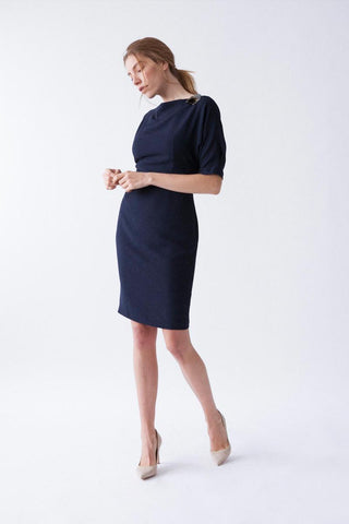 Ros Navy Dress