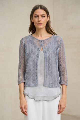 Chaqueta Arelis gris azulado