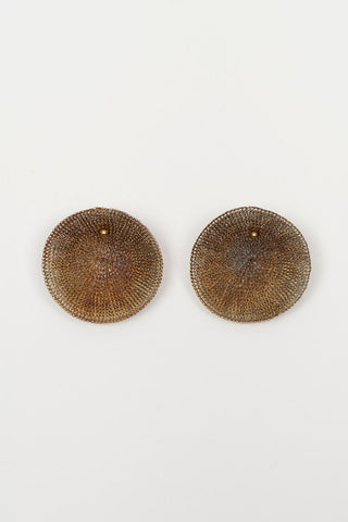 Iridescent Virea mesh earrings