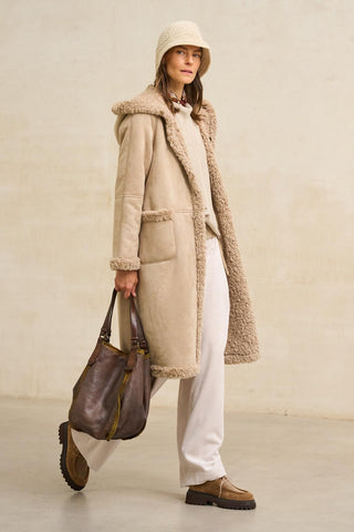 Abrigo Montara beige reversible