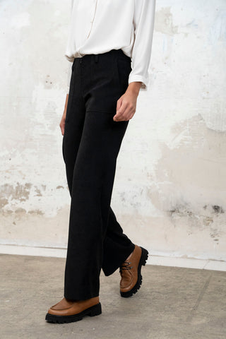 PANTALON RECTO NEGRO