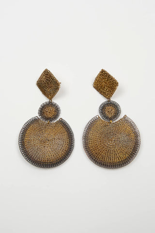 Pendientes Destelo bronce