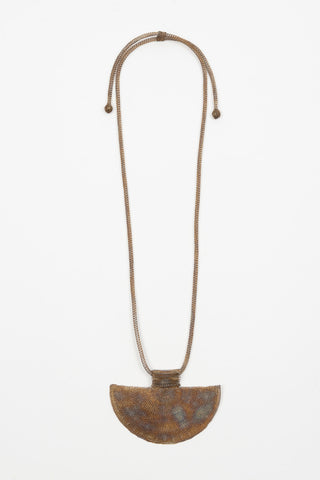 COLLAR MALLA TORNASOLADO