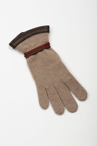 GUANTES LANA Y ANGORA TOPO