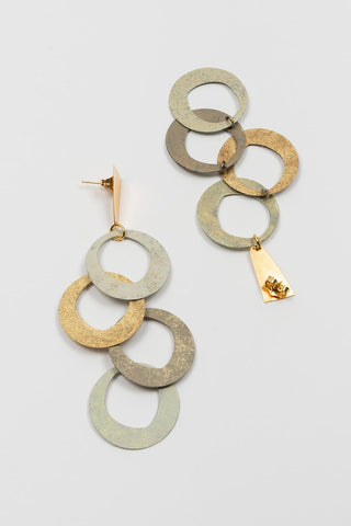 Pendientes Neria dorado FL Private Collection