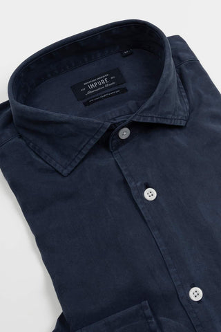Camisa azul marino Impure