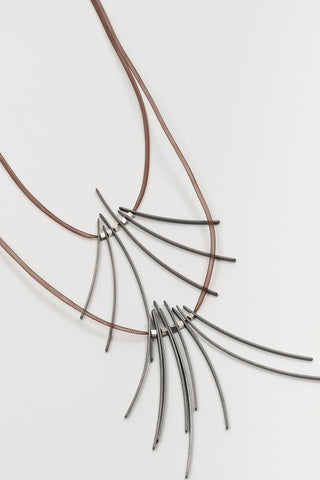 Collar Mirela antracita FL Private Collection