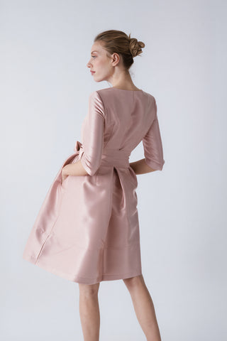Pale pink Odelia trench dress