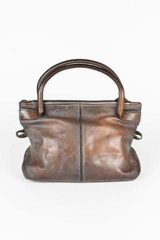 Aged brown Mesti mini bag