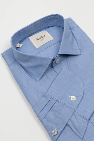 Camisa Aurenza azul Koike