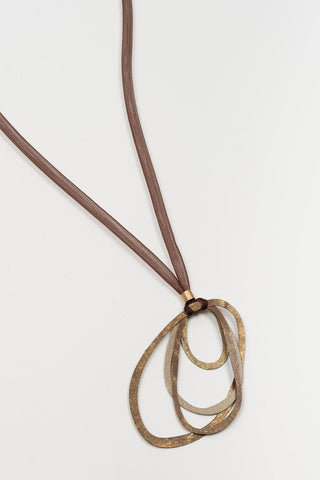 Collar Lousame bronce y dorado FL Private Collection