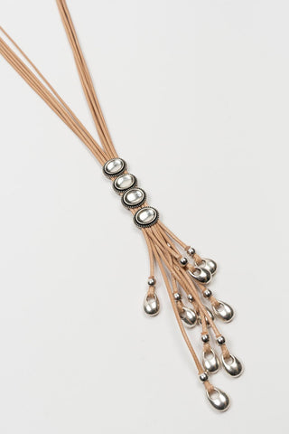 Selvara necklace with silver details