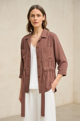 Elvaya terracotta jacket