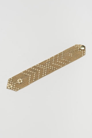 Saelia brass bracelet