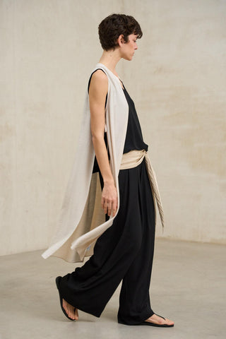 Chaleco Mireth crudo