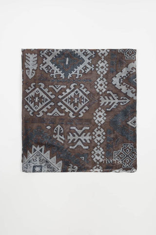 Brown Tavena scarf