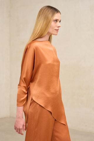 Leia brick blouse