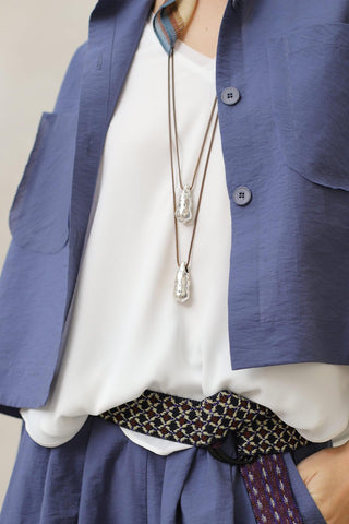 Silver Luneria Necklace