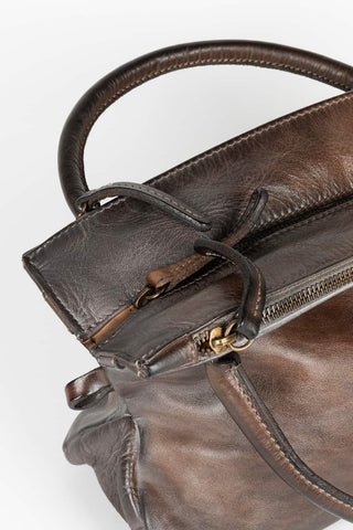 Aged brown Mesti mini bag