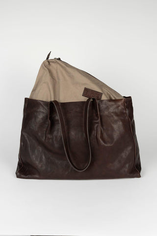 Lorva women's brown leather handbag