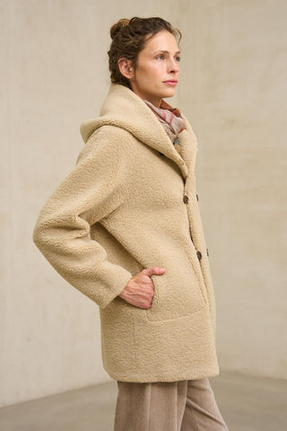 Verdora reversible beige coat