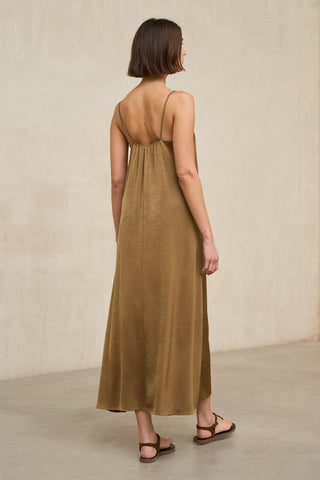 Odine camel dress