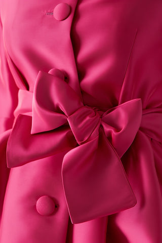 Odelia fuchsia trench dress