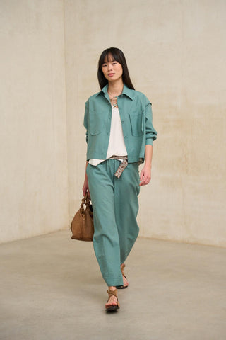 Pantalón Éldan turquesa