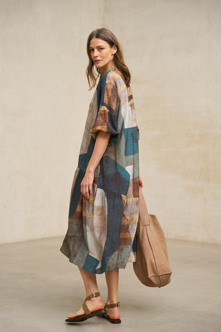 Elvina printed dress