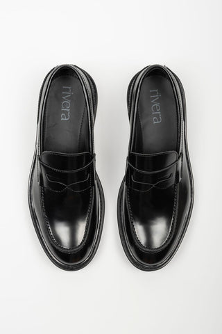 Black Penny Loafer