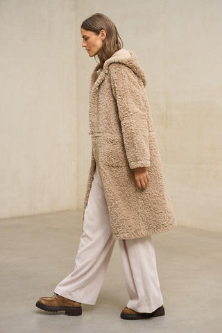 Abrigo Montara beige reversible