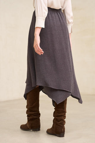 Naila Plum Skirt