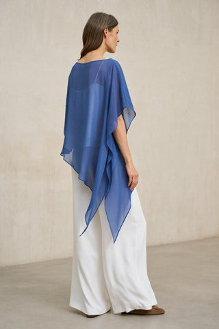 Ilara blue blouse